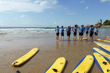 activite seminaire biarritz surf